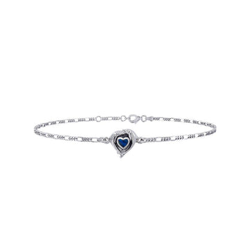 Dolphin Love Silver Anklet TBG387 - Jewelry